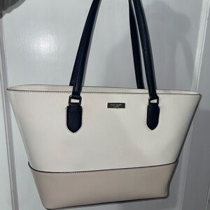 Kate Spade Black and Cream Tote
